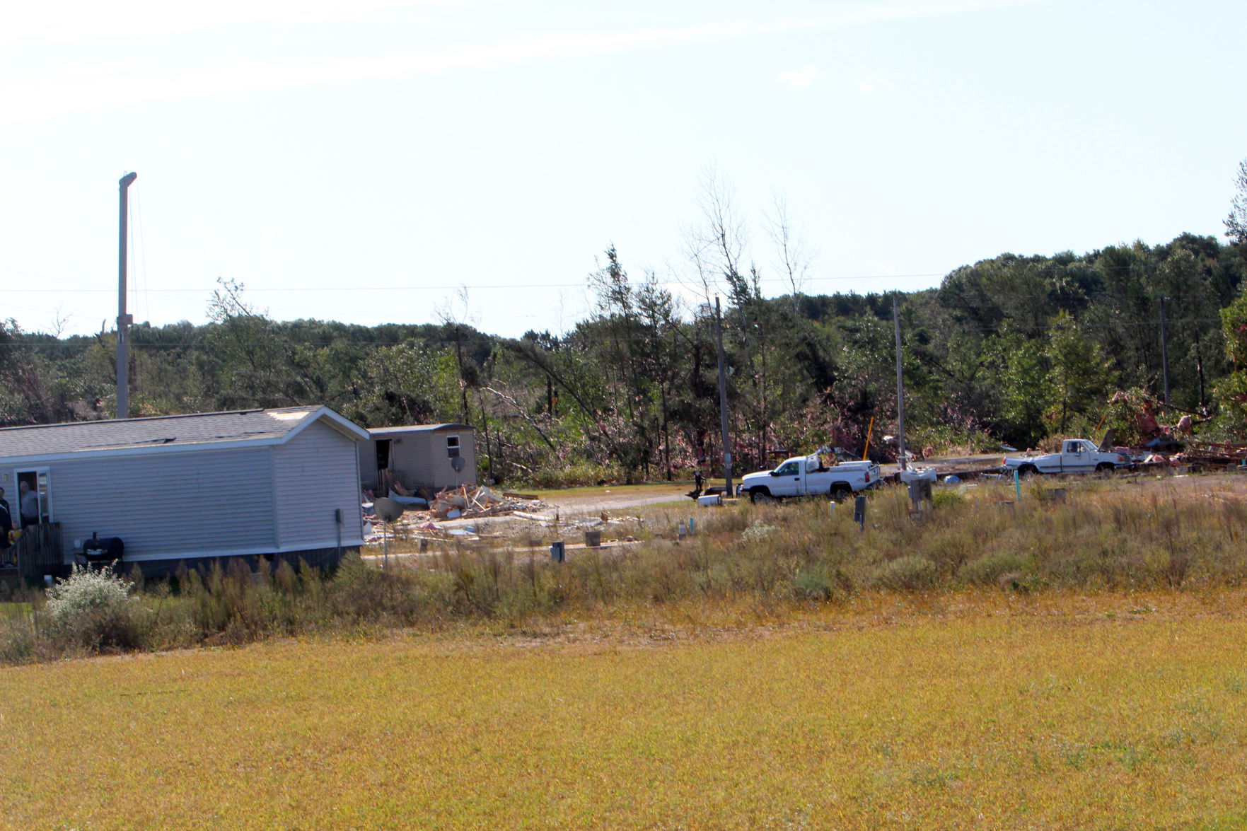 Tornado damage in near Wheaton/Elk Mound 9-25